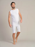 Bodysuit med glidelås i rygg/skritt og korte ben (2050)