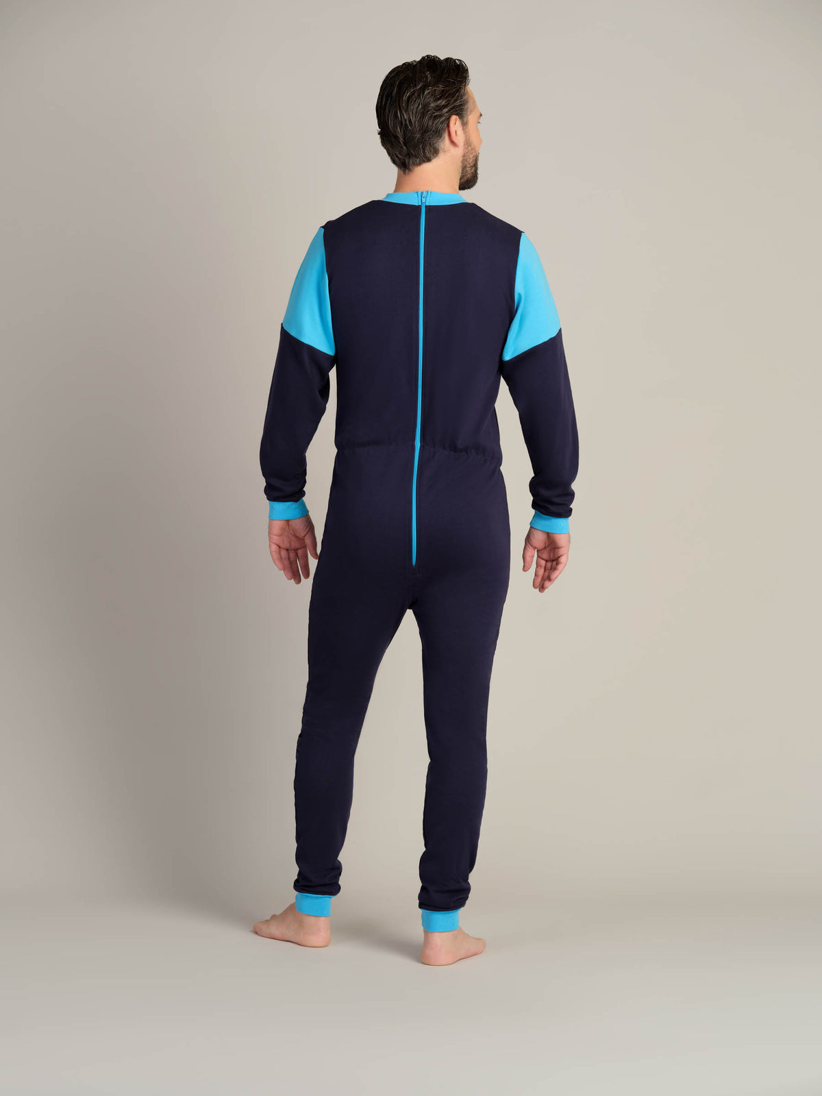 Hel drakt uten føtter, trikot, med glidelås bak (1010)