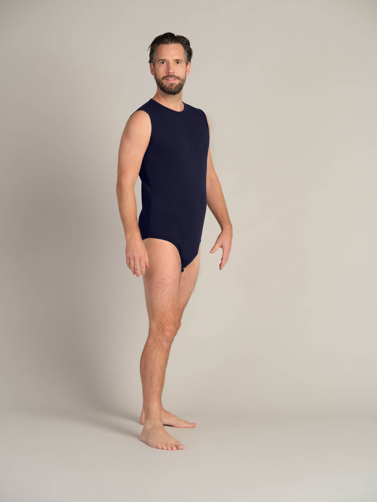 Bodysuit med trykknapper i skrittet (2010)