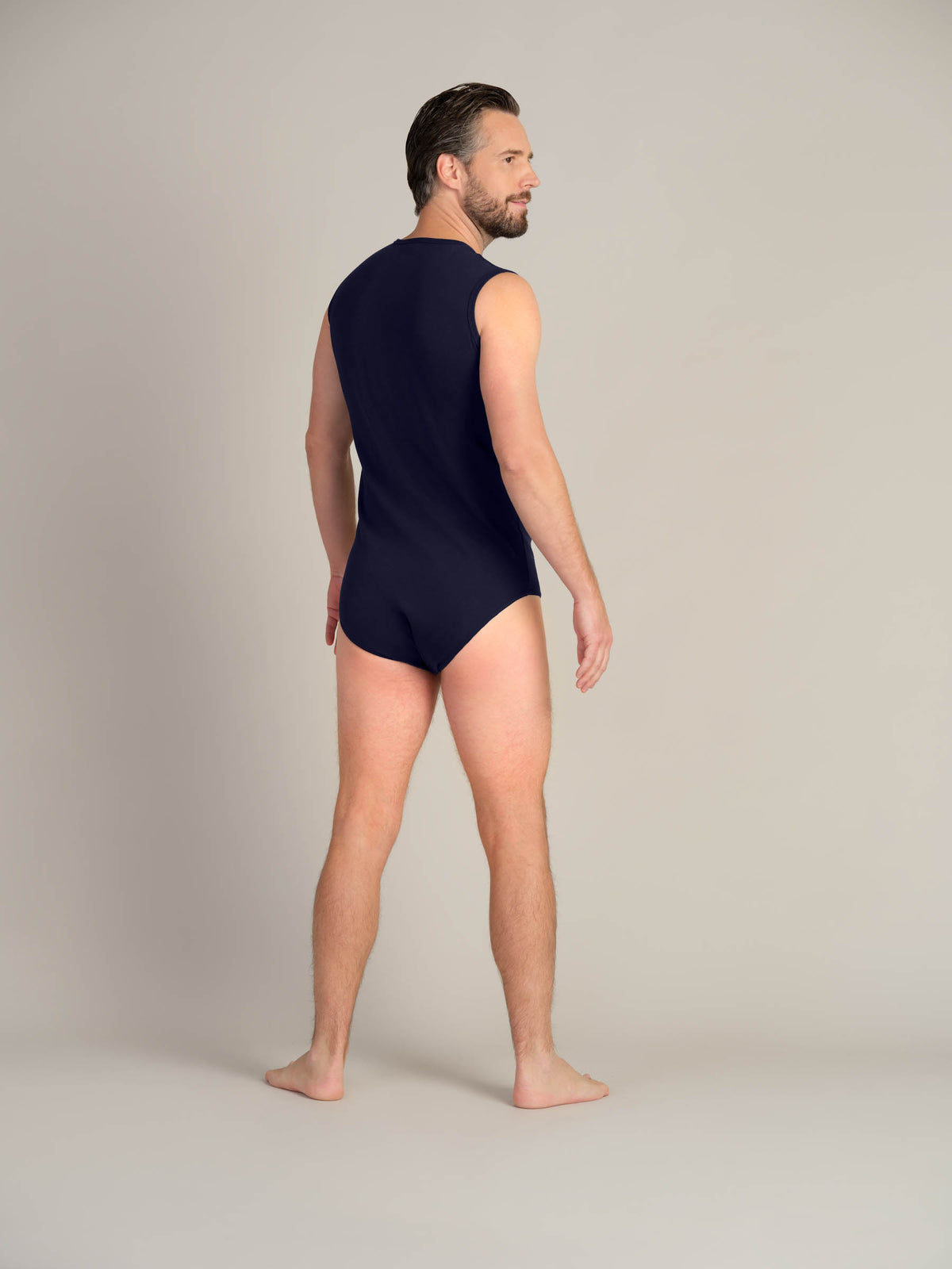 Bodysuit med trykknapper i skrittet (2010)