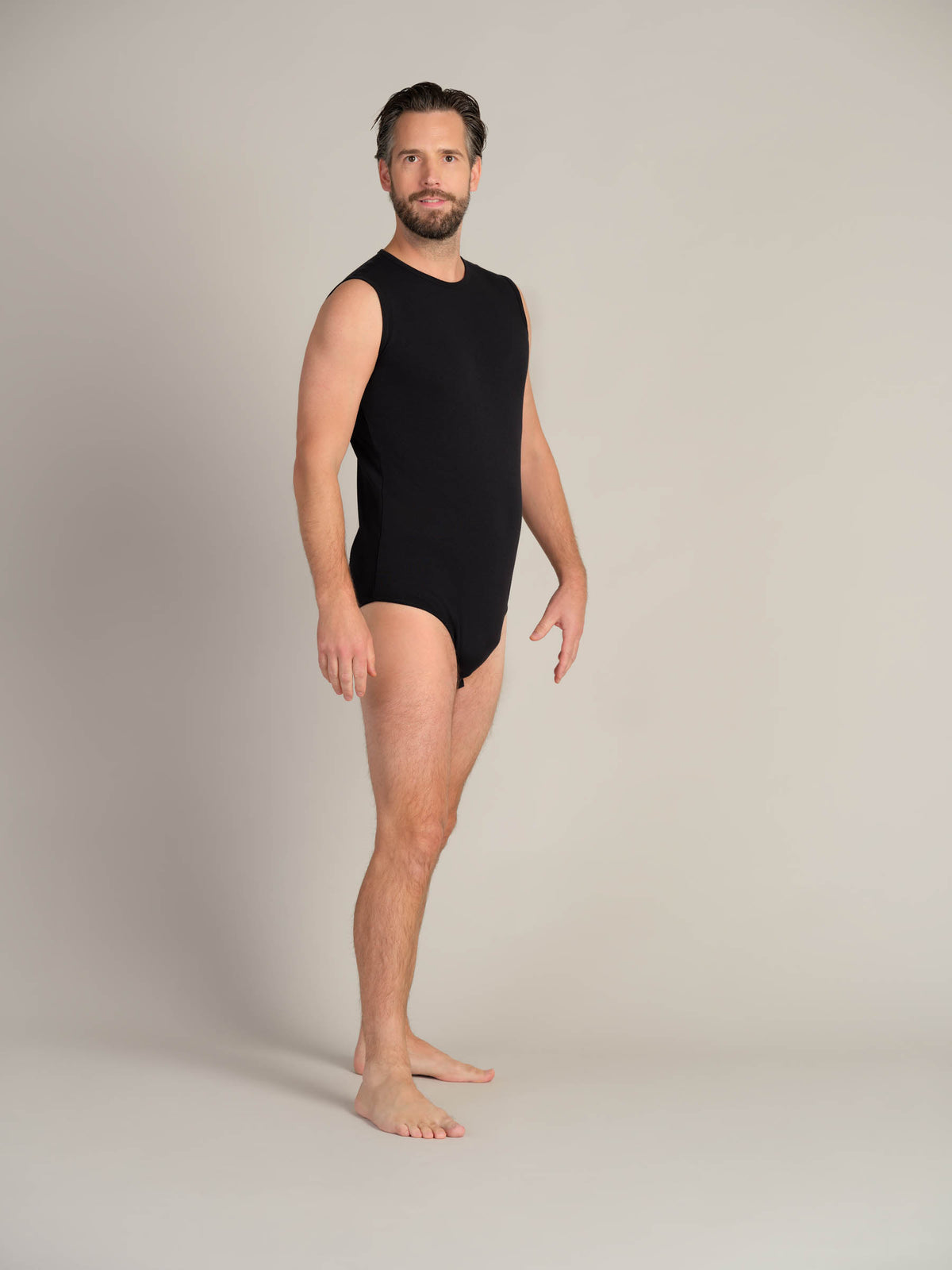 Bodysuit med trykknapper i skrittet (2010)