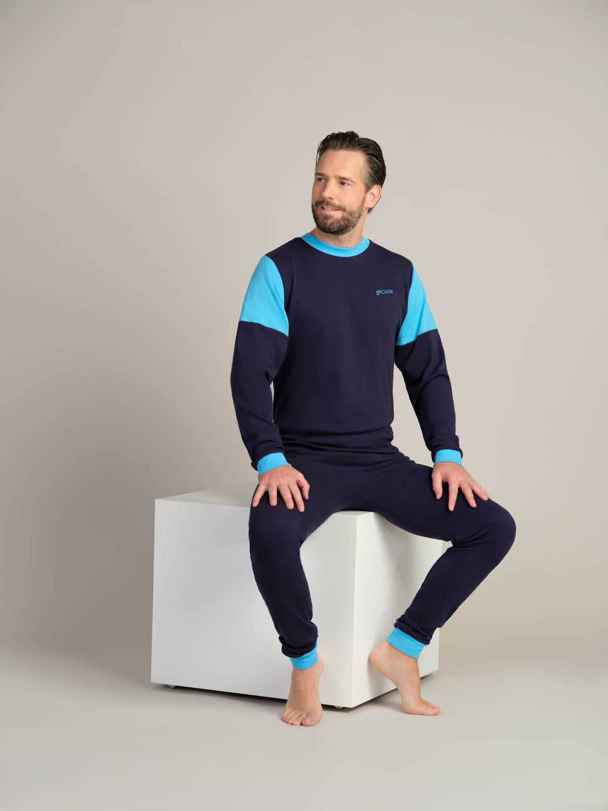 Hel drakt uten føtter, trikot, med glidelås bak (1010)