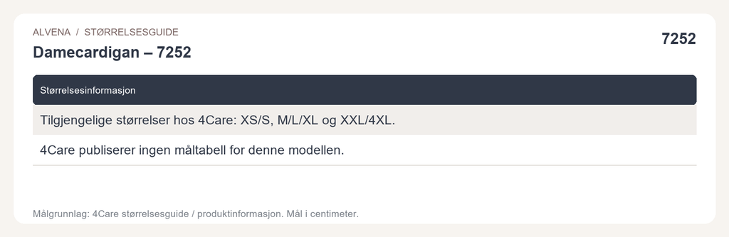 Damecardigan med glidelås foran og borrelåslukking bak (7252)