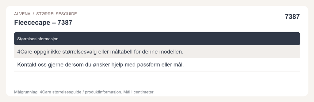 Lang fleececape med sjalskrage, uten ermer (7387)